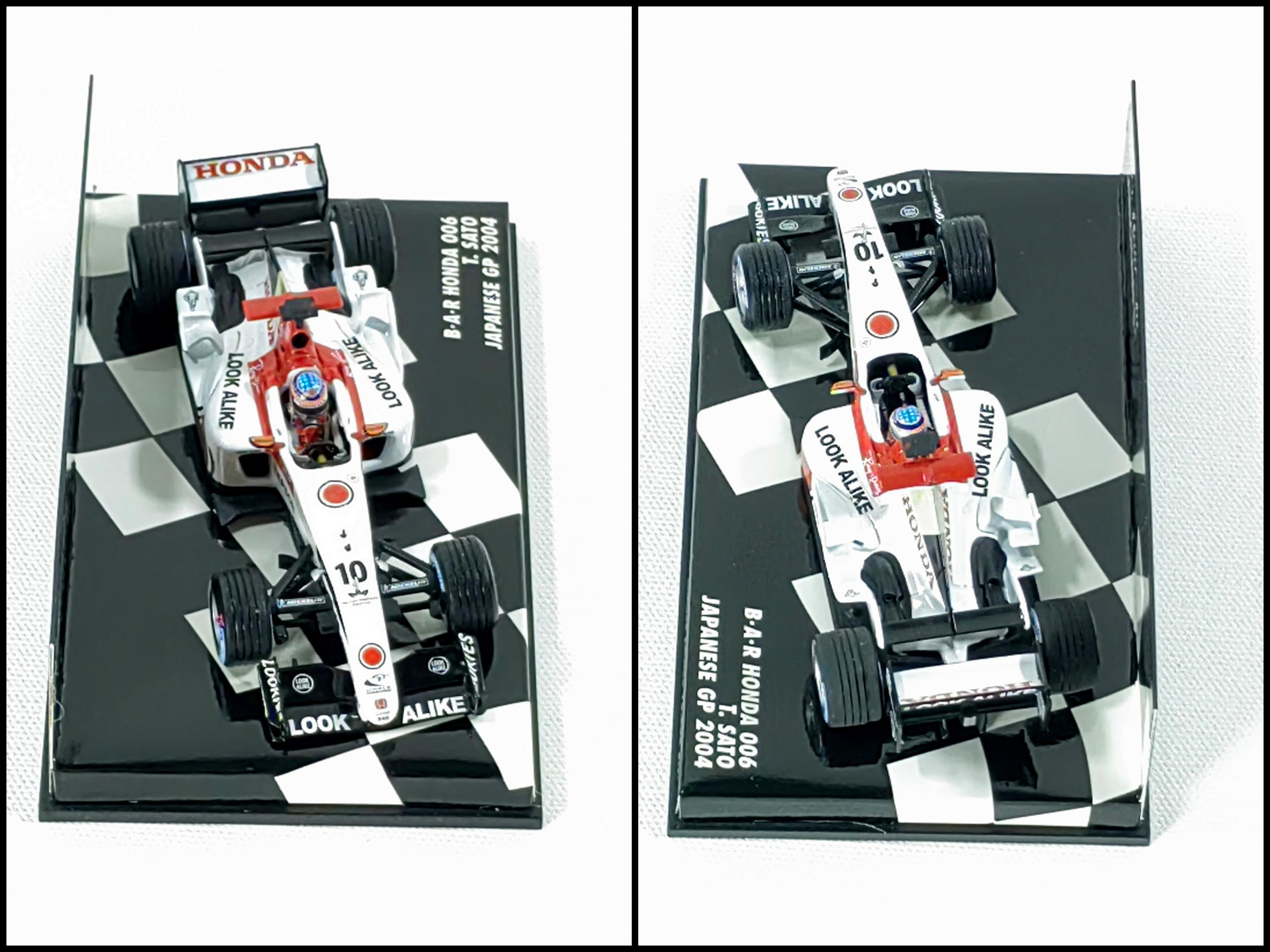 スポーツ 1/43 minichamps BAR HONDA 006 T.SATO Bar Honda 006 Japan GP Formula 1 2004 (T. Sato) 1:43