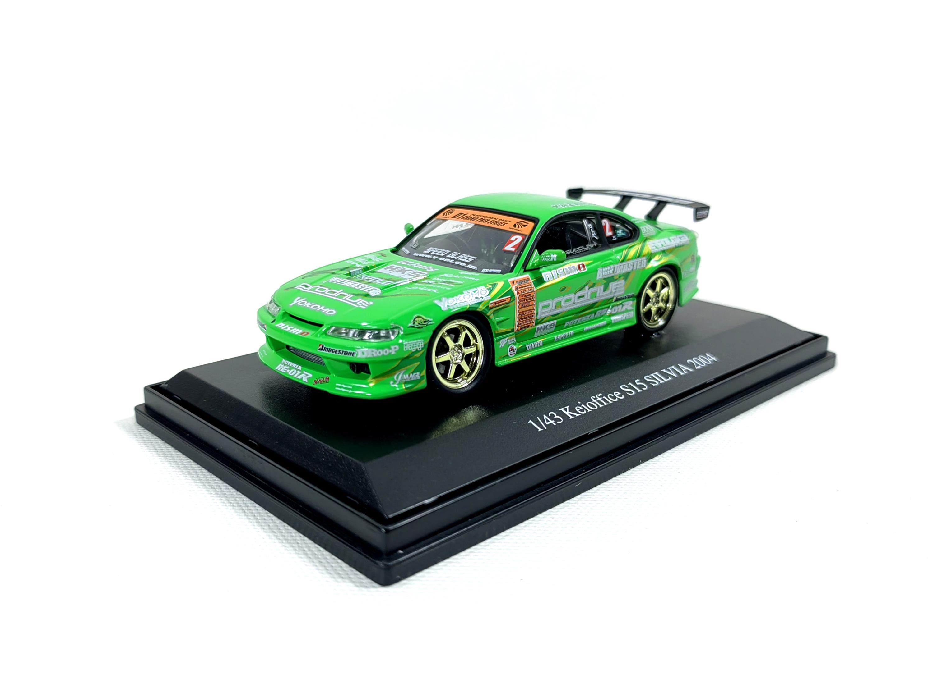 1:43 Kei Office Nissan Silvia S15 D1 Grand Prix 2004 No2 Diecast