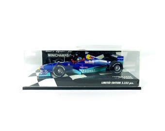 MINICHAMPS 1/18 - BAR 01 SUPERTEC TESTCAR 1999 VILLENEUVE - British American Racing - Miniature De Collection - Occasion