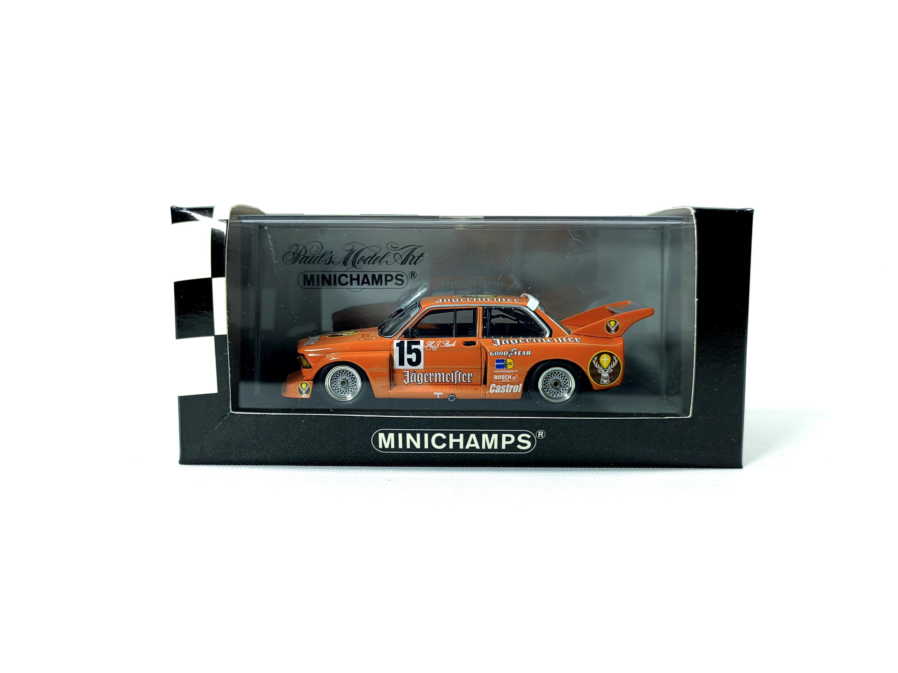 1:43 BMW 320i E21 Group 5 DRM 1977 No15 Hans Stuck Diecast