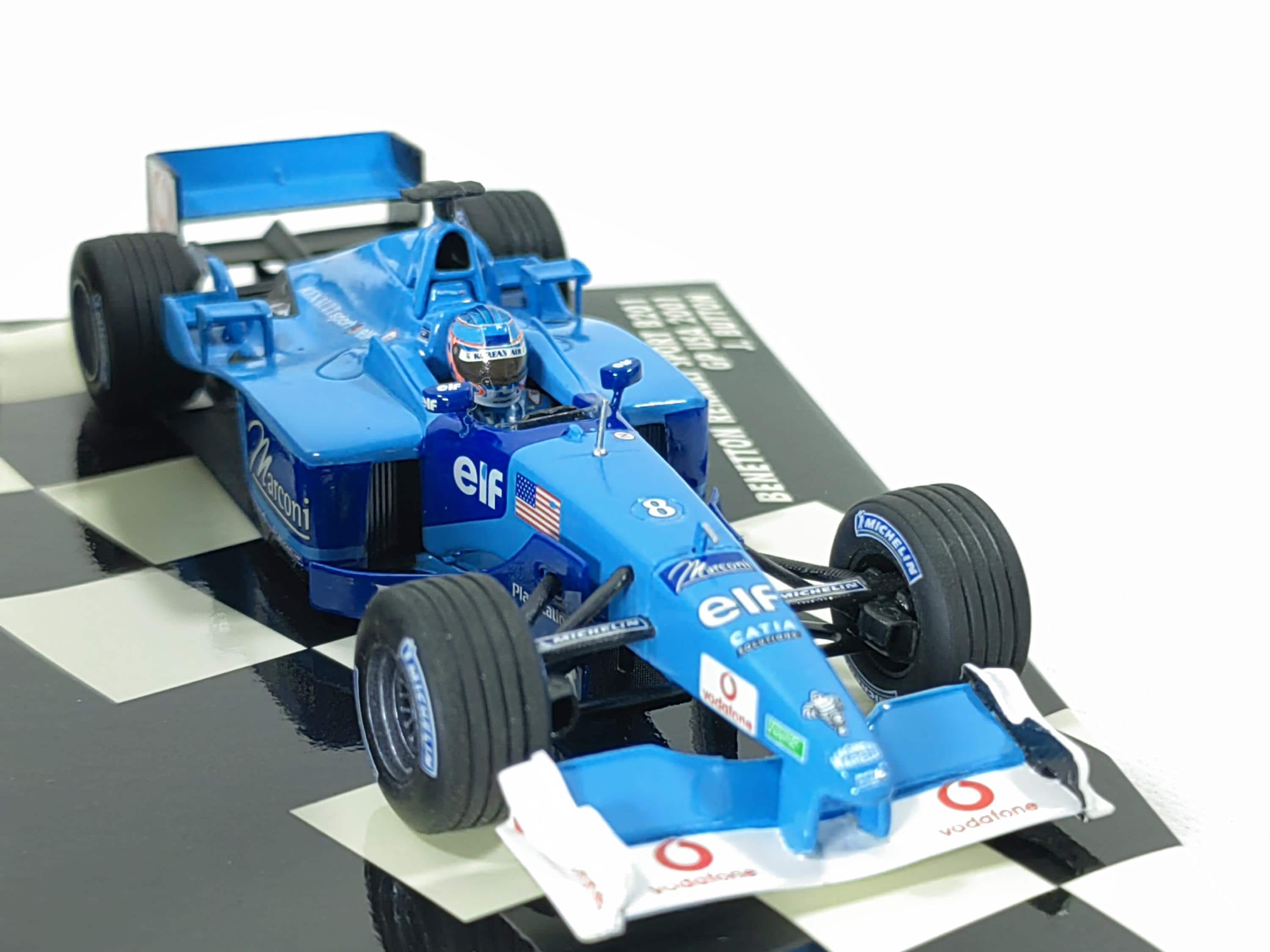 Minichamps 1/43 – Benetton Renault Sport – GP USA 2001 – Button – 400010108