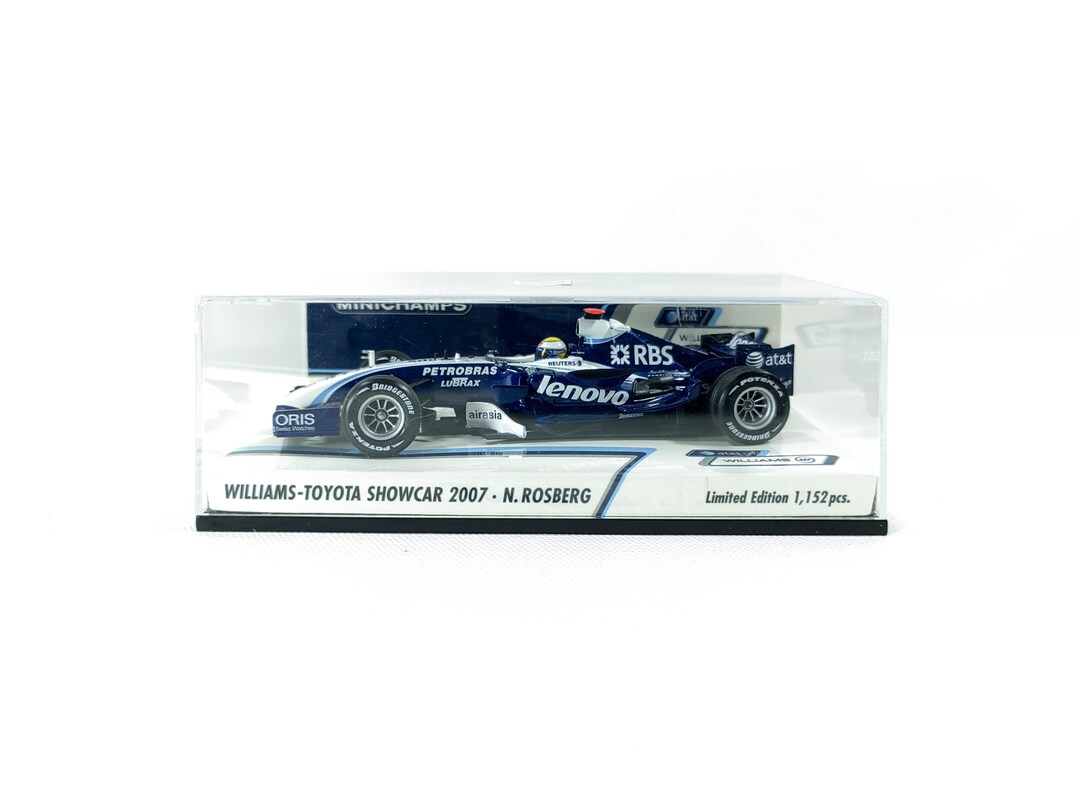 Rare 1:43 AT&T Williams Toyota Showcar 2007 Nico Rosberg No16 F1