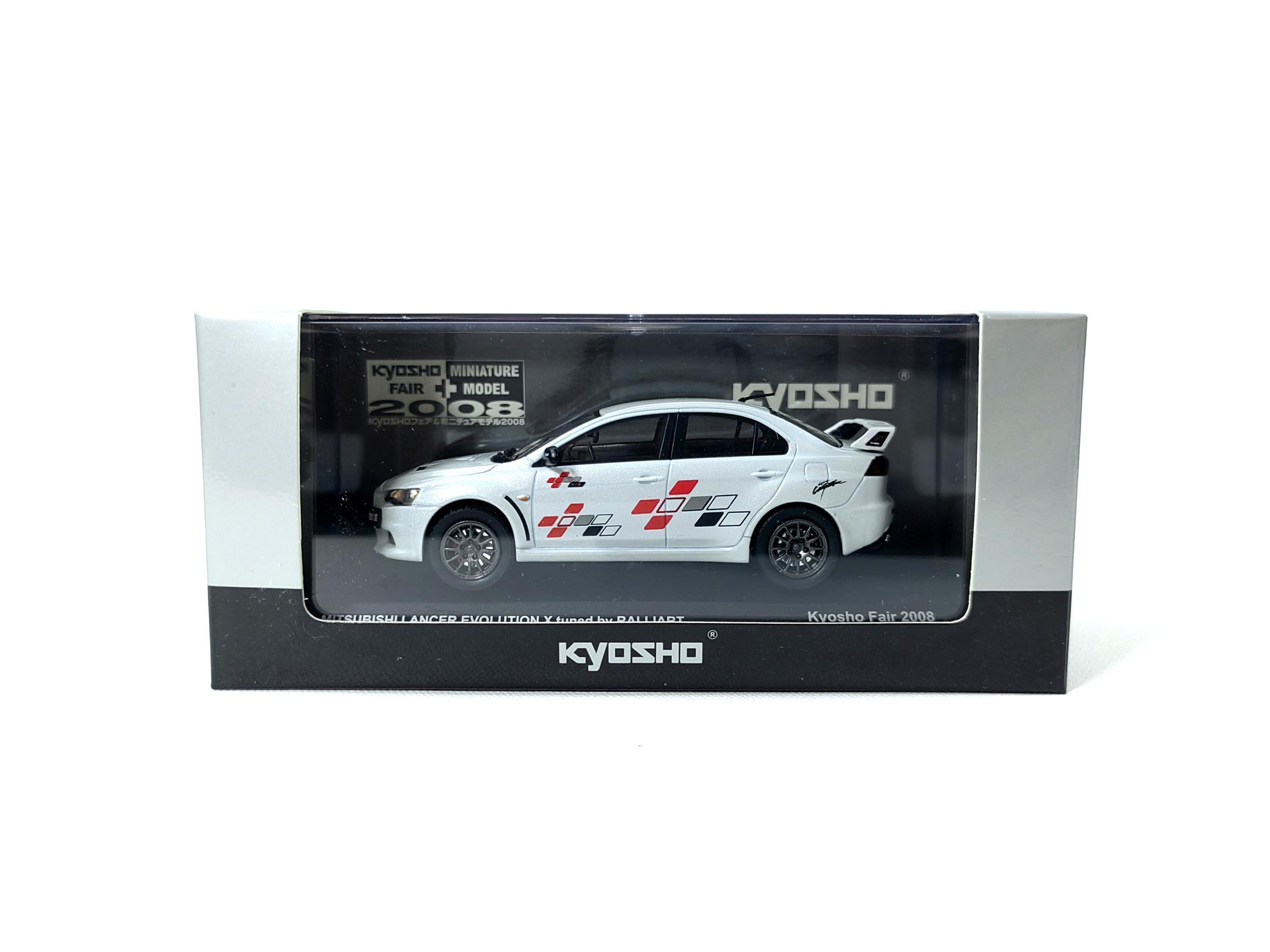 MITSUBISHI LANCER EVOLUTION X Tuned by Ralliart White Pearl 1:43