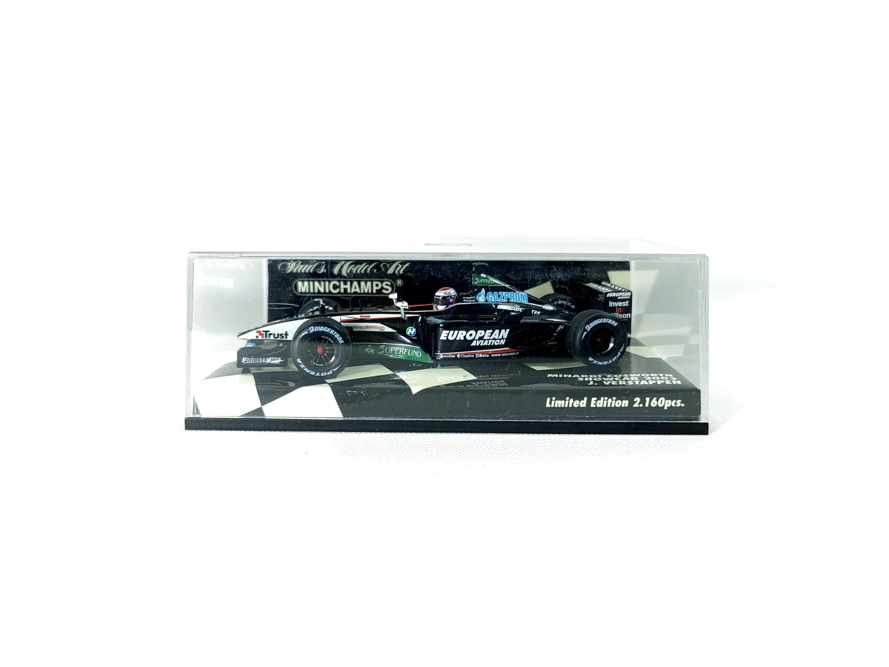 Extremely Rare 1:43 Minardi Cosworth Showcar 2003 Jos Verstappen