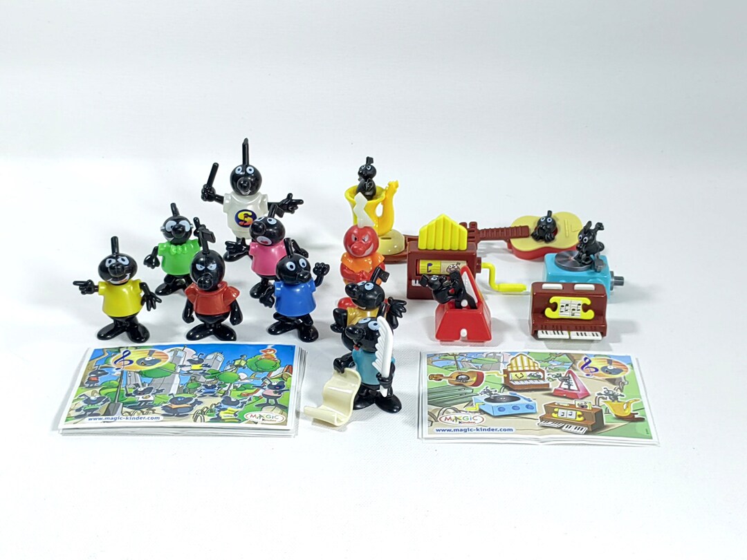 KINDER Surprise Set - Funny Music Notes + Instruments - Etsy Canada