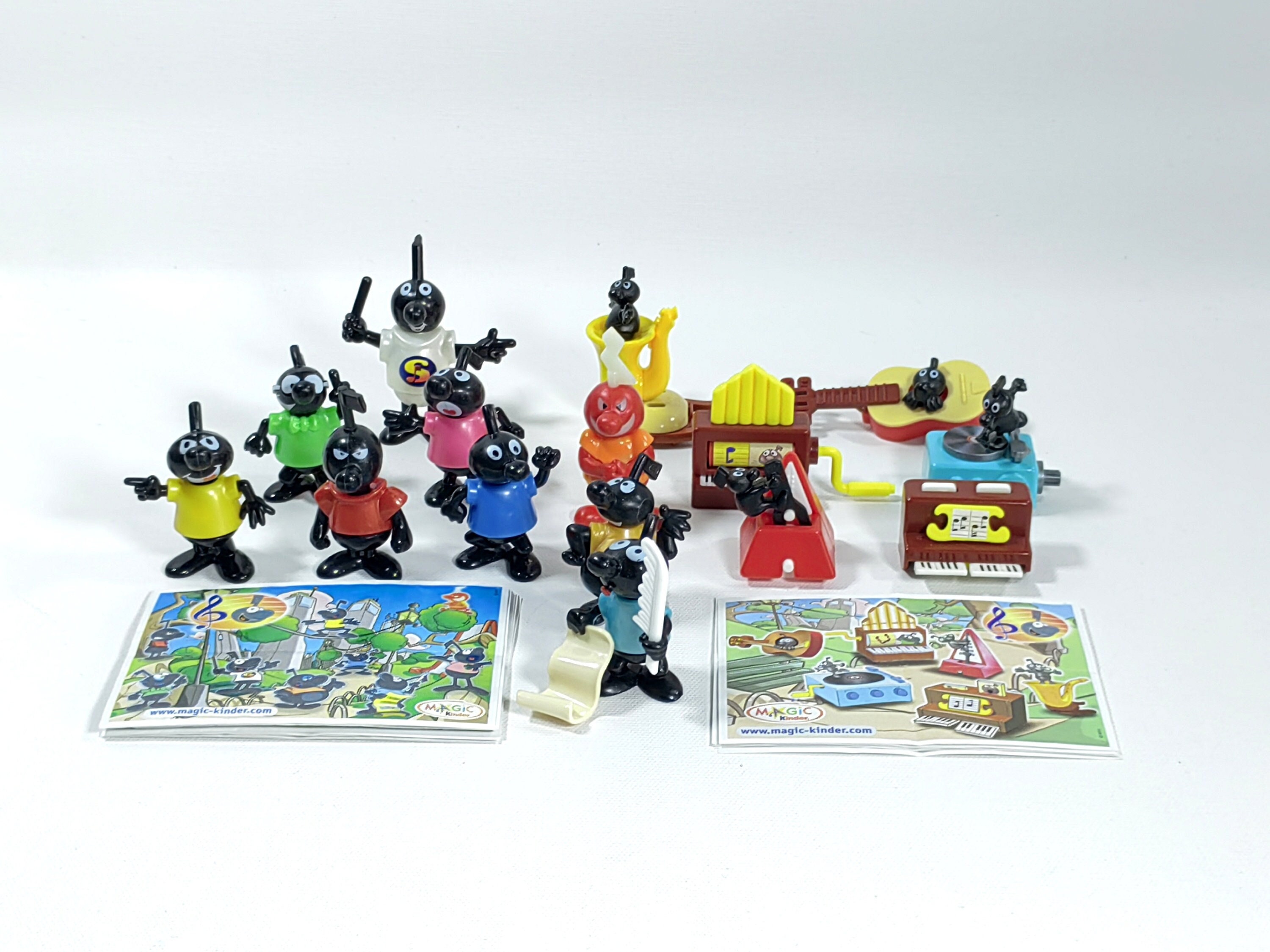 KINDER Surprise Set - Funny Music Notes + Instruments - Etsy
