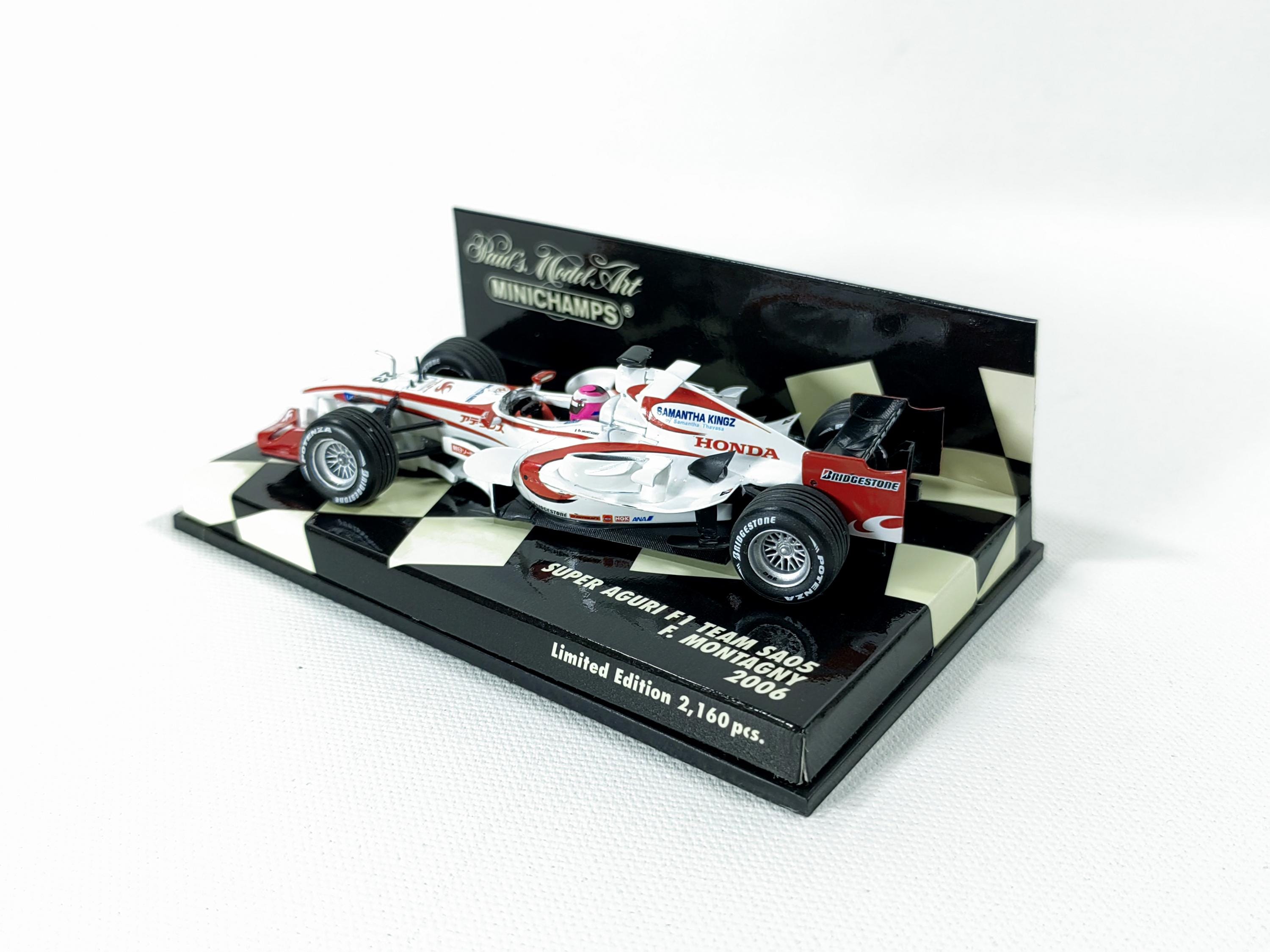 Super Aguri F1 Team Honda SA05 #23 F. Montagny 1:43 Minichamps
