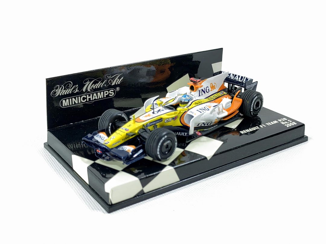 Rare Renault F1 R28 #5 F.alonso 2008 1:43 Minichamps #400 080005