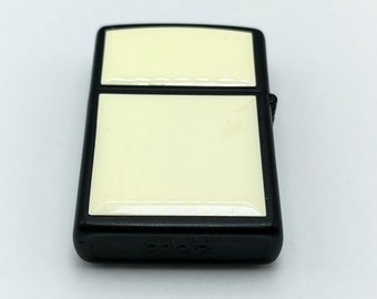 Zippo Lighter Collection, Scrimshaw Design (ship