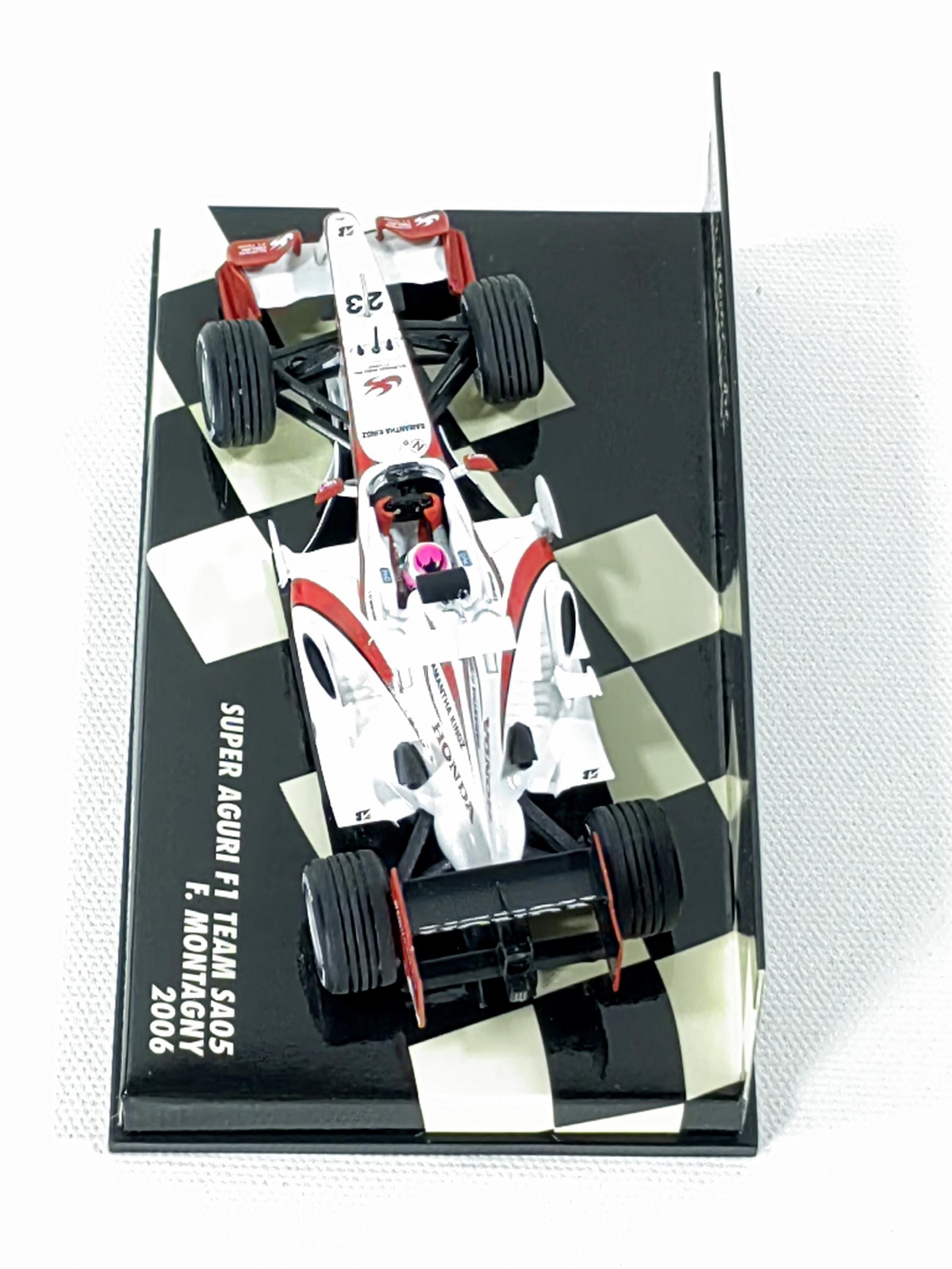 Rare 1:43 Super Aguri F1 Team Honda SA05 2006 Franck Montagny No23