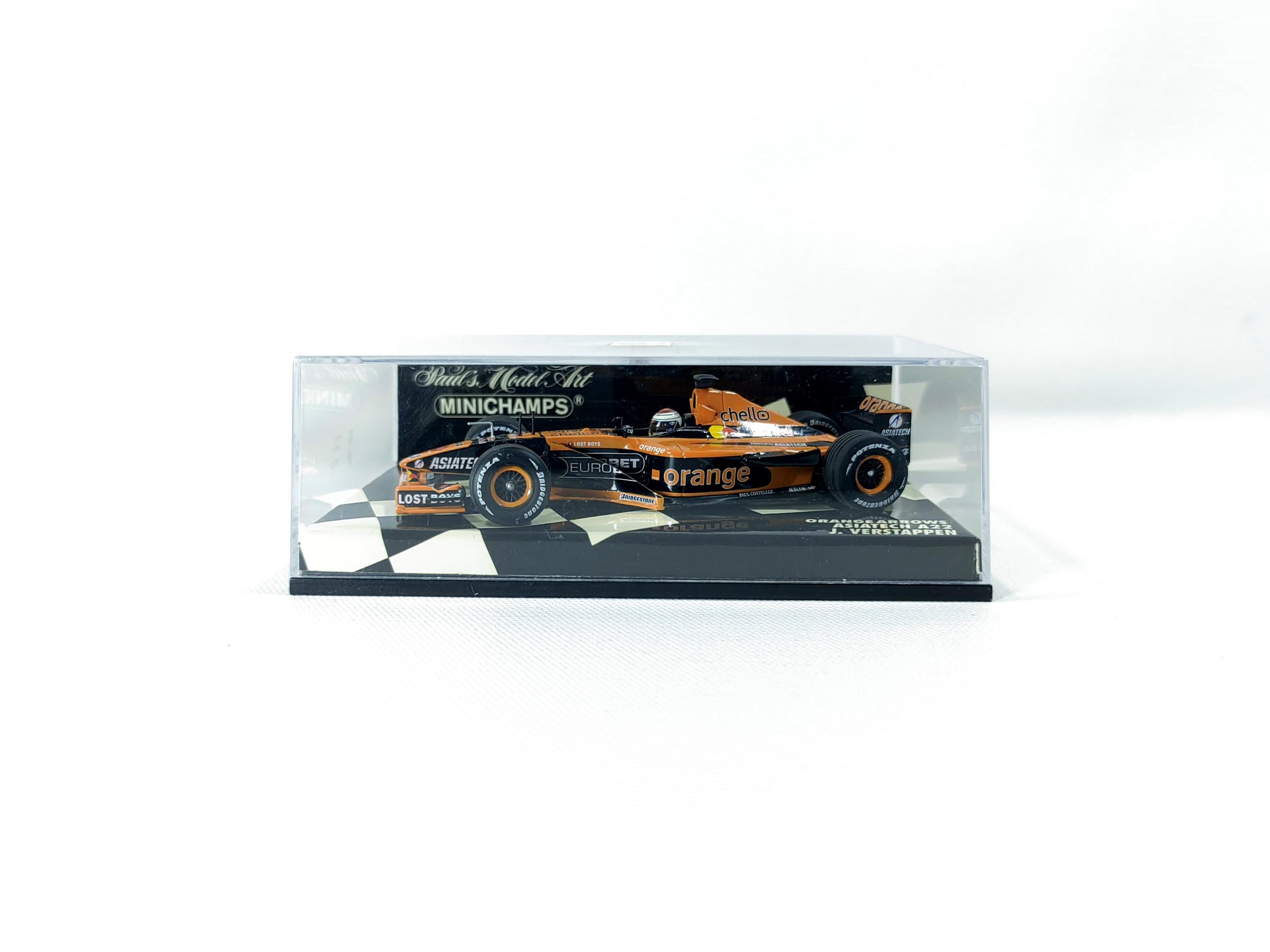 Orange Arrows Asiatech A22 #14 J.verstappen Minichamps 1:43