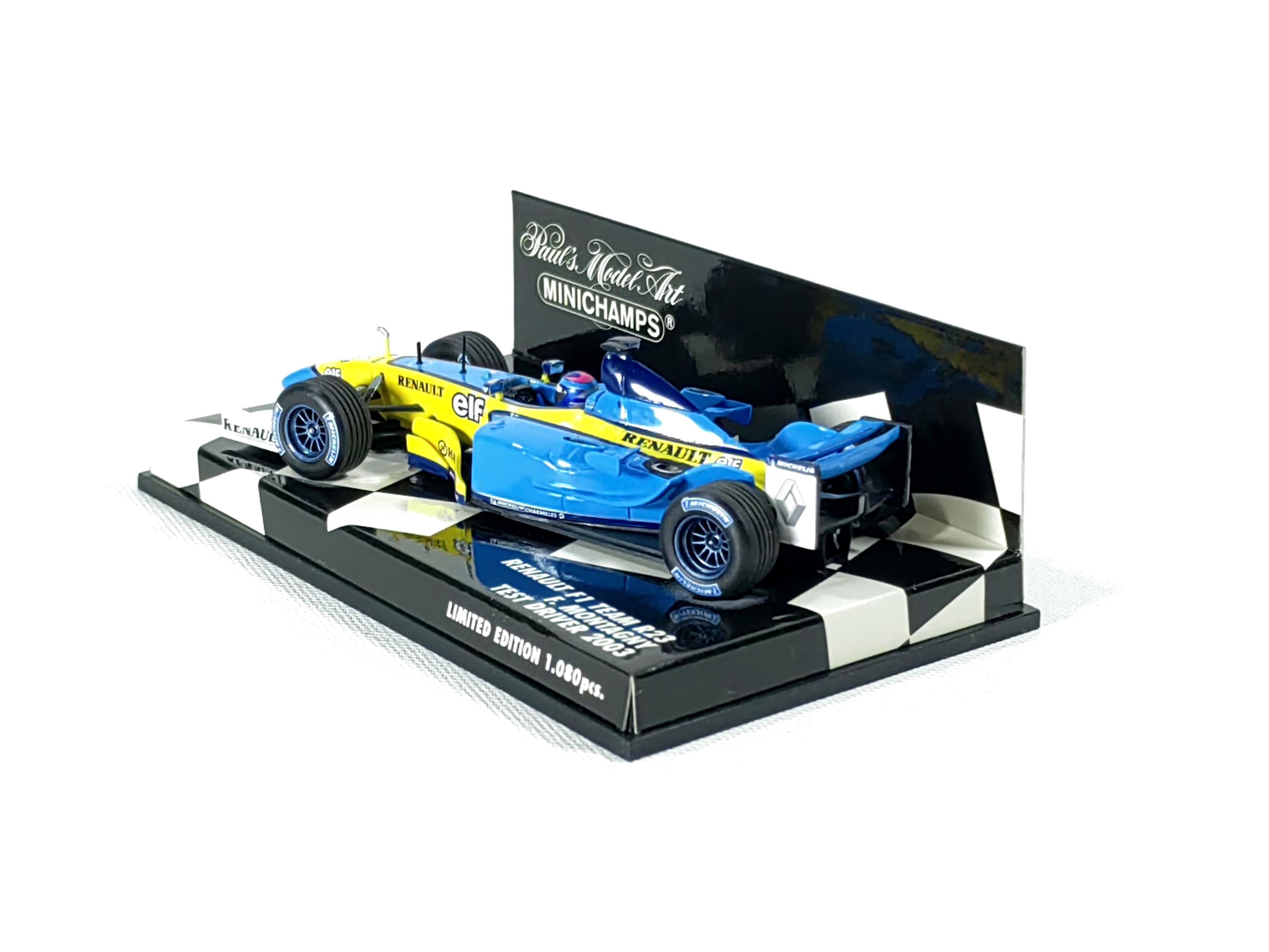 Minichamps 1/43 Renault F1 Test car R23 Franck Montagny 403 040099 403040099