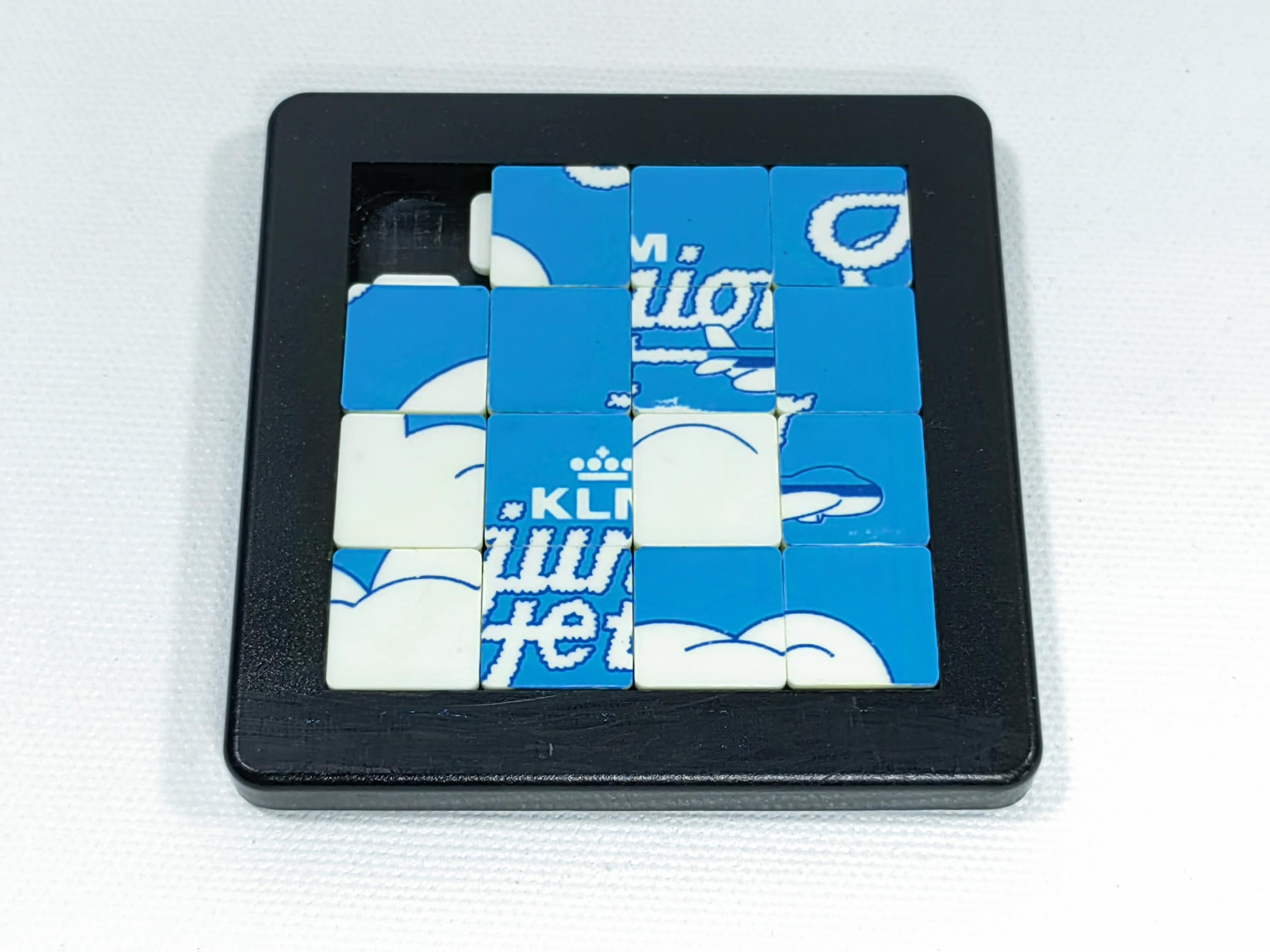 Rare Vintage Netherlands KLM ROYAL DUTCH Airline Mini Puzzle