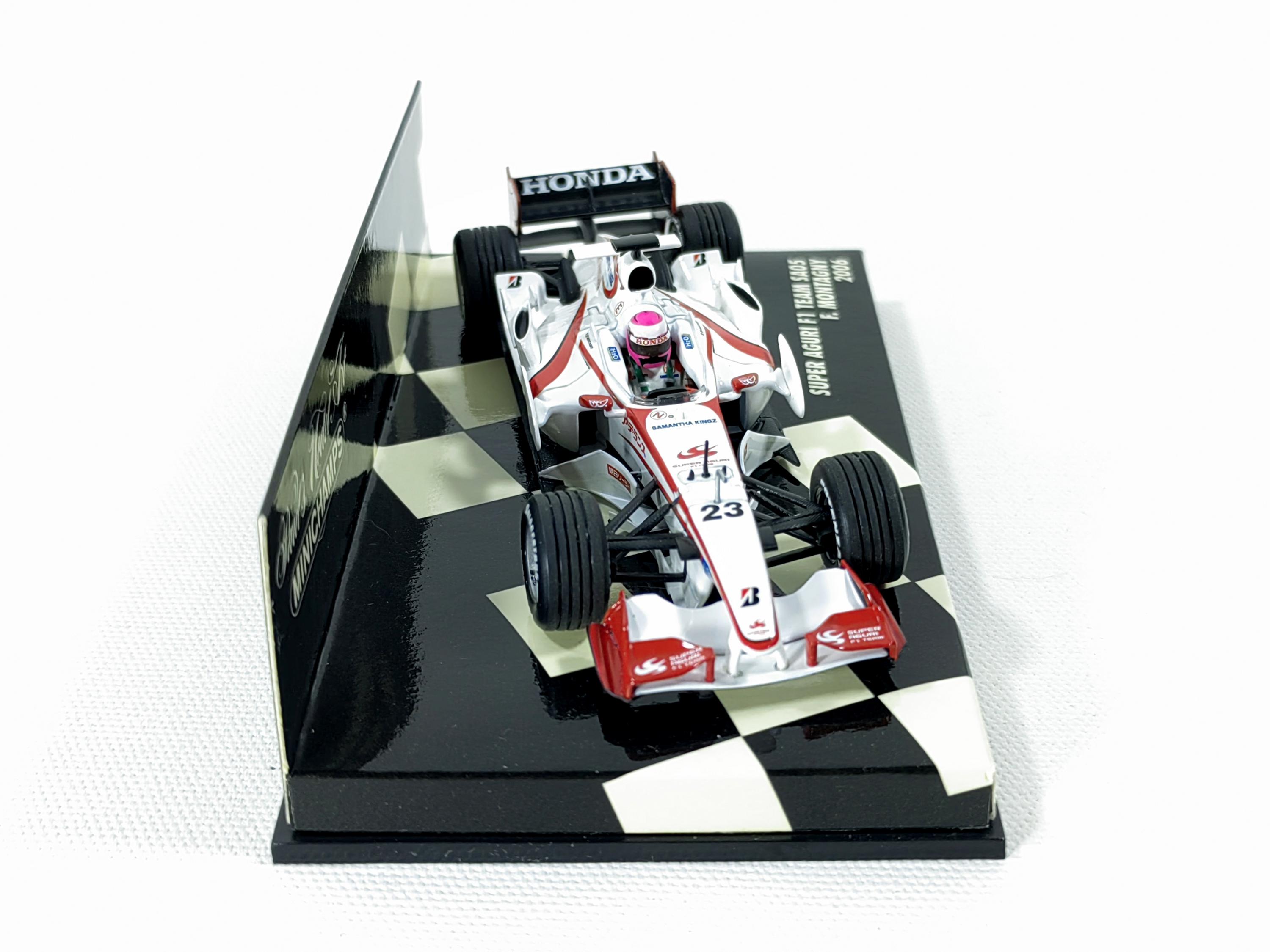 ミニカー Minichamps Super Aguri Honda SA05 2006 Rare 1:43 Super Aguri F1 Team Honda SA05 2006 Franck Montagny No23