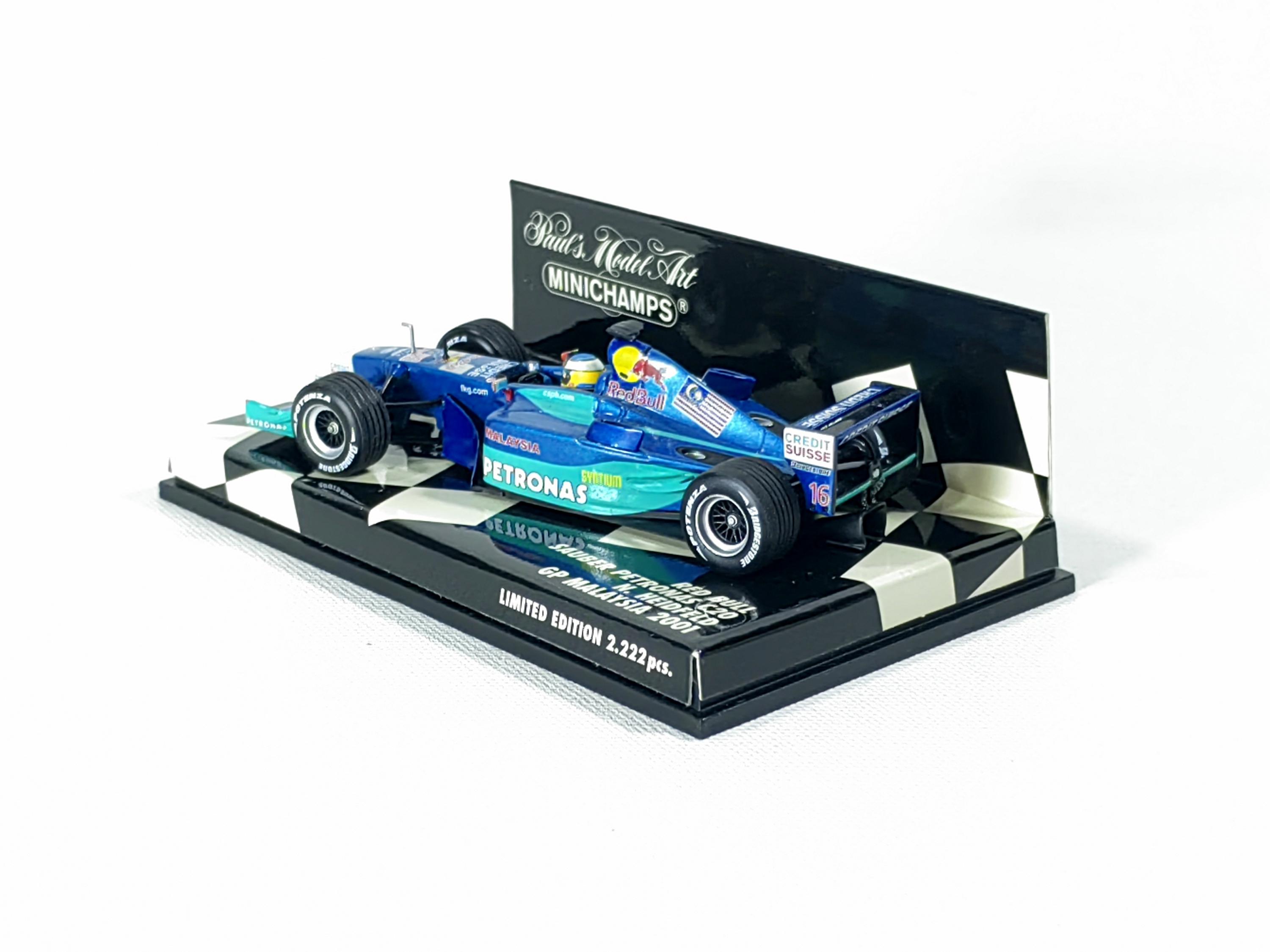 Sauber Petronas C20 Nick Heidfeld Malaysia 2001 Minichamps F1 1:43