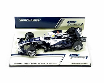 1:43 AT&T Williams Toyota Showcar 2008 Nico Rosberg No7 F1