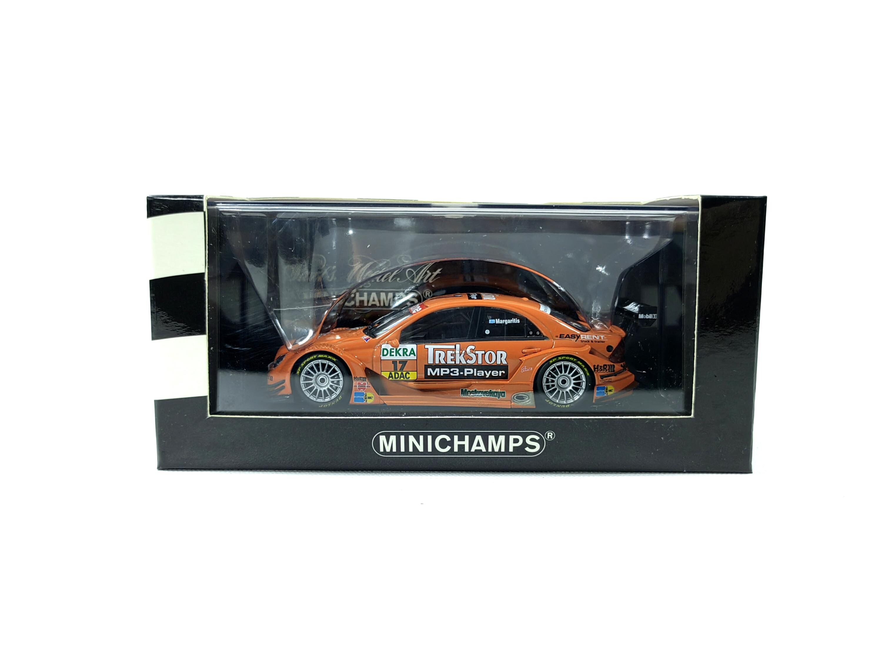 1:43 Mercedes C Class DTM 2005 No17 A Margaritis Orange Diecast