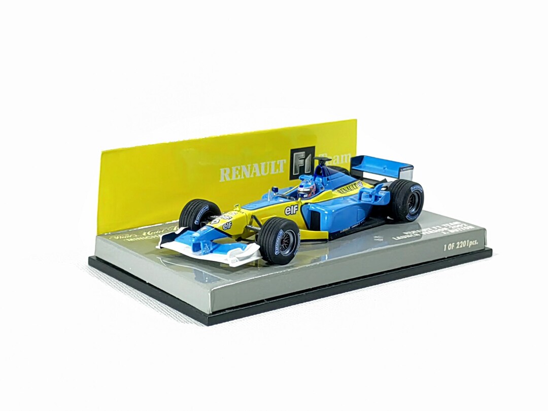Renault F1 Team トラック ミニチュア1/50 Rare :43 Renault F1 Team Launch Version 2002 Jenson Button No15