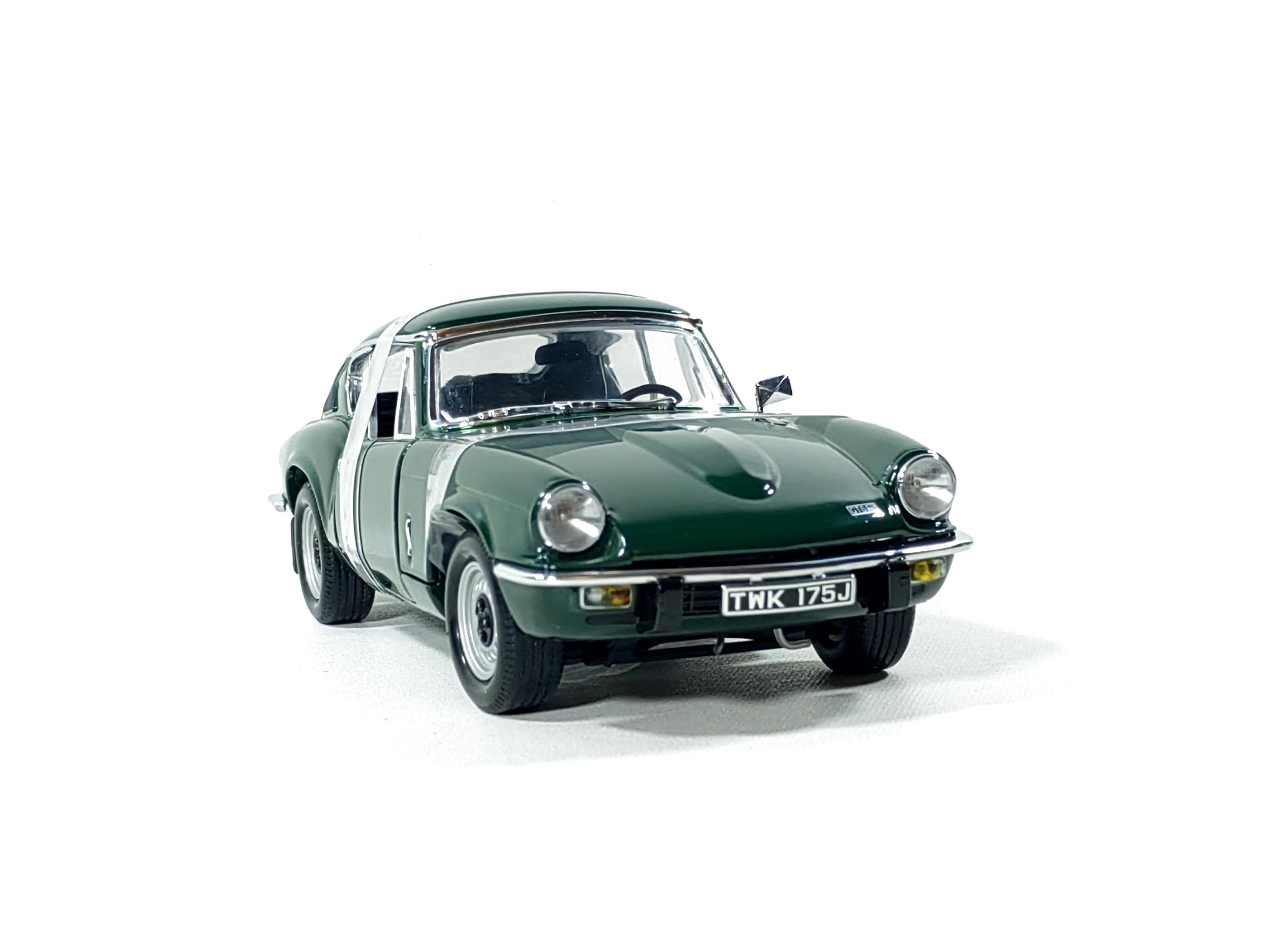 1:18 Triumph GT6 MK3 1970 Diecast Model Car, Laurel Green British