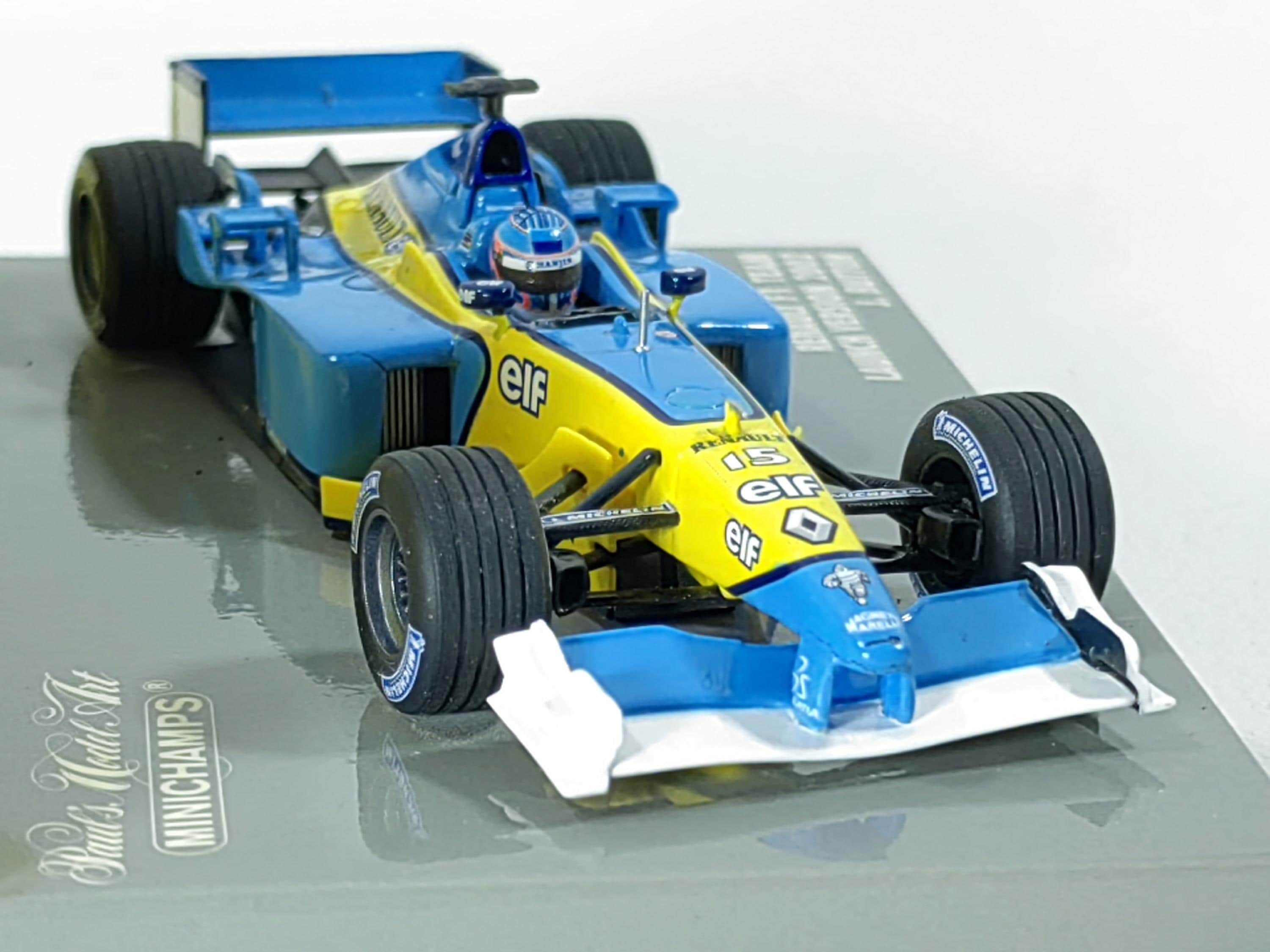 MINICHAMPS ザウバーF1 2002 1/43 Rare :43 Renault F1 Team Launch Version 2002 Jenson Button No15
