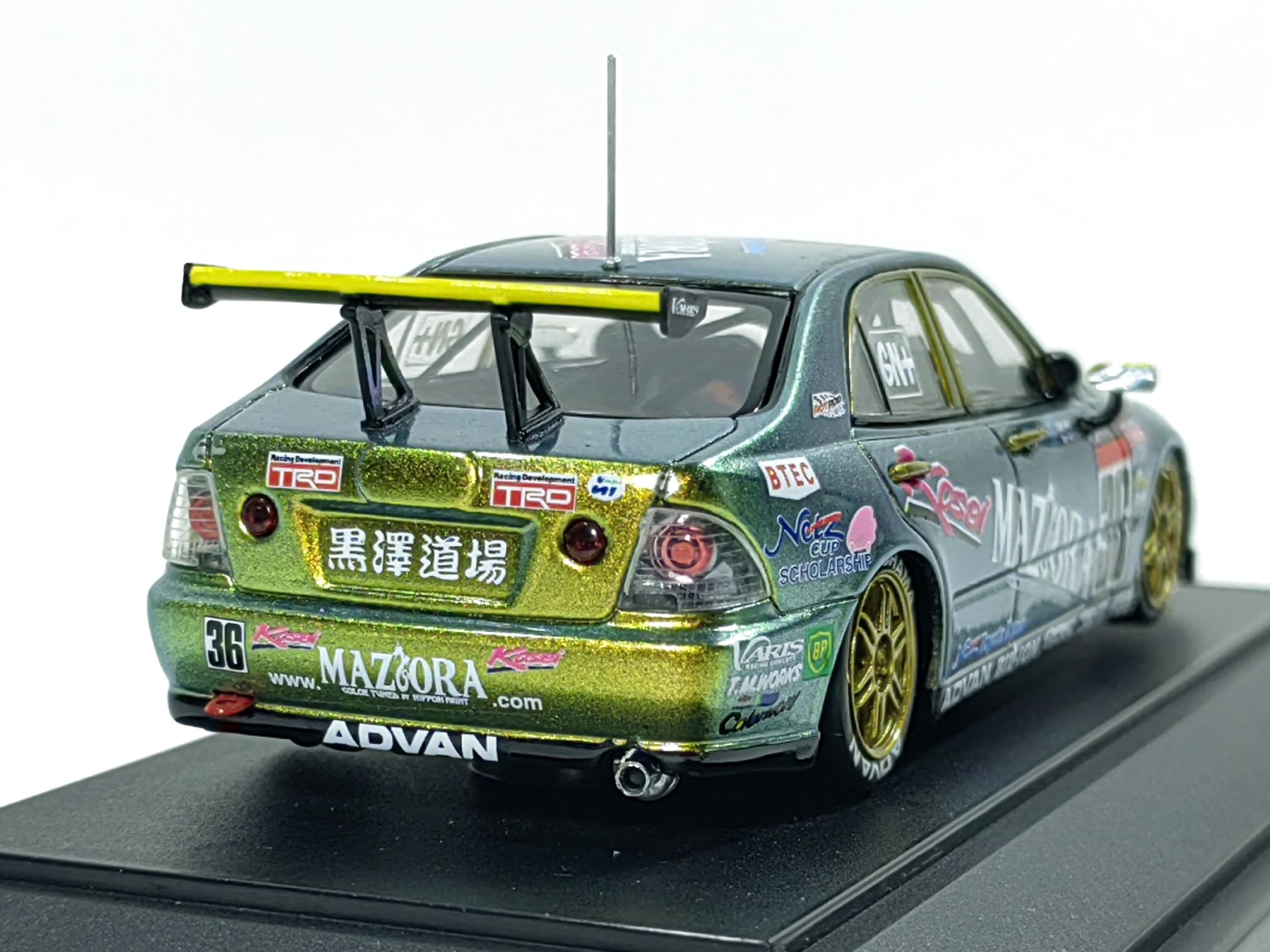 RARE Super Taikyu #36 Kosei Maziora Toyota Altezza 1:43