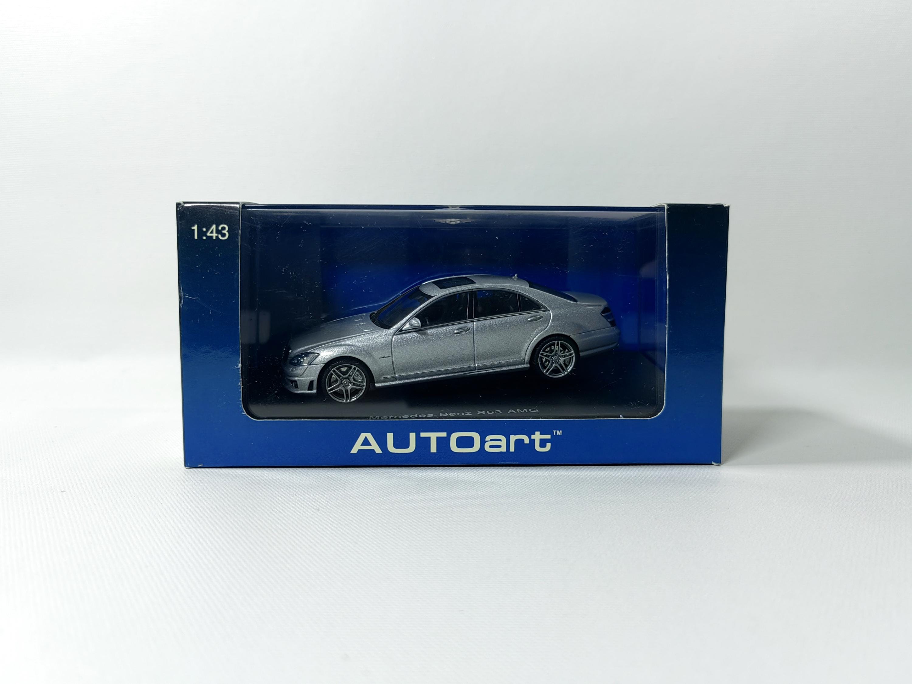 ivx RARE Mercedes-benz S63 AMG Autoart 1:43 Silver #56206