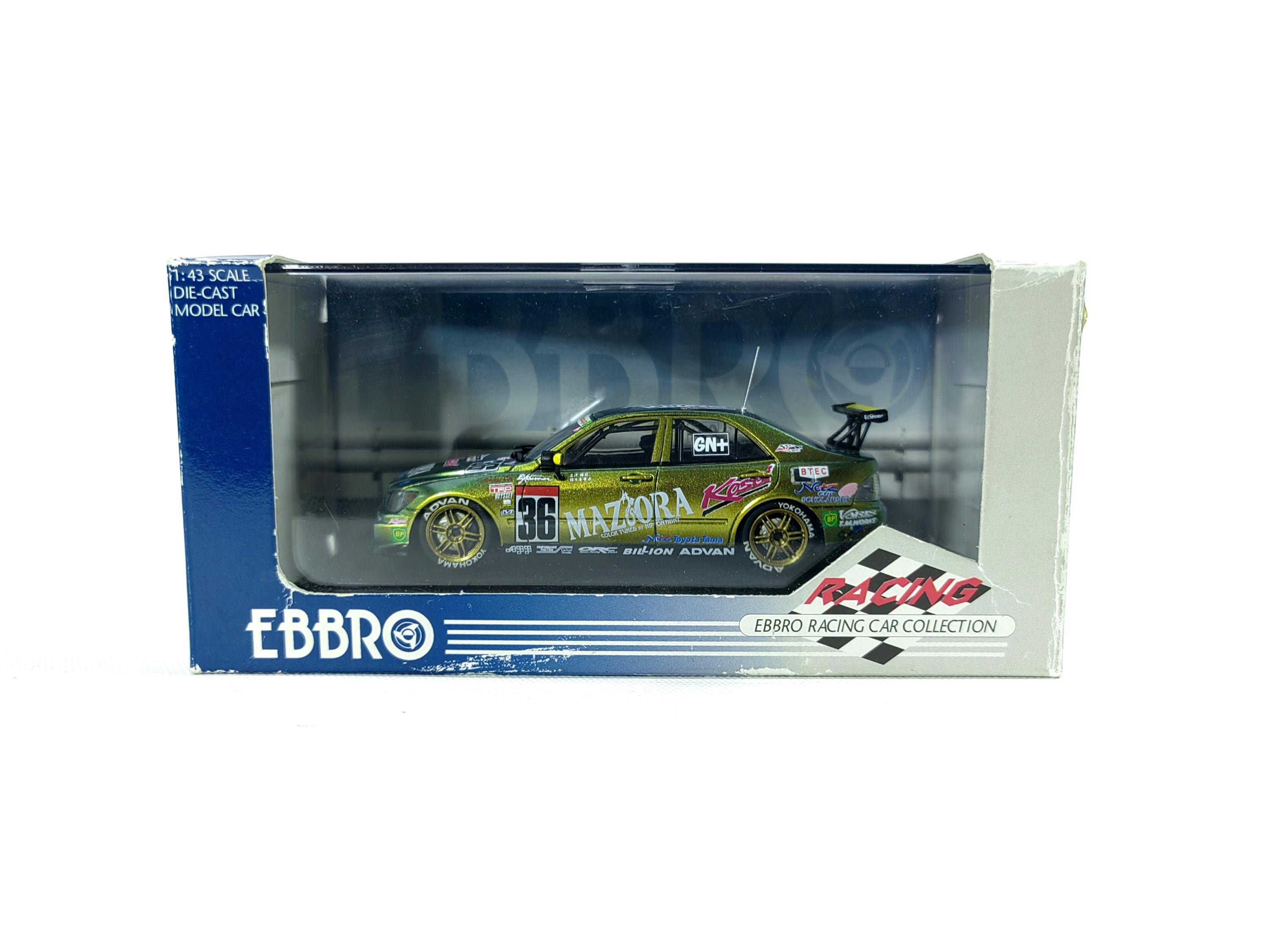 Toyota Altezza Super Taikyu #36 Kosei Maziora 1:43 Ebbro #514 - Etsy