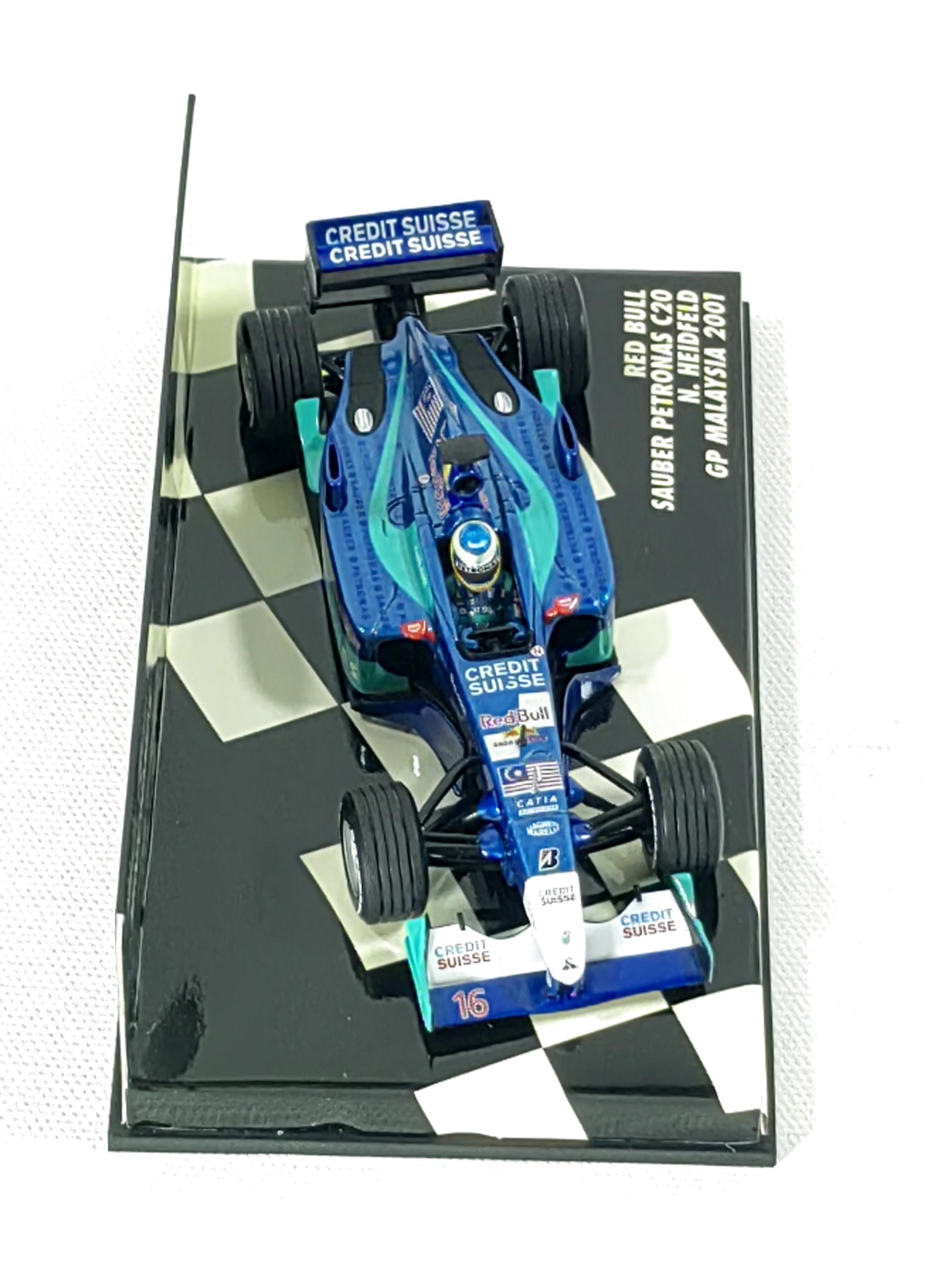 Rare 1:43 Red Bull Sauber Petronas C20 Nick Heidfeld Malaysian GP