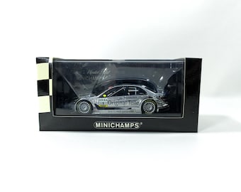 1:43 Mercedes C Class DTM 2007 No1 B Schneider Silver Diecast
