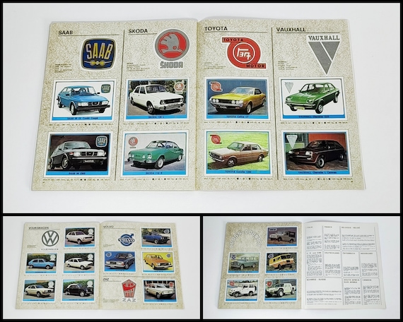 Rare Find! Vintage Super Auto Panini 1977 - Only 2 Stickers