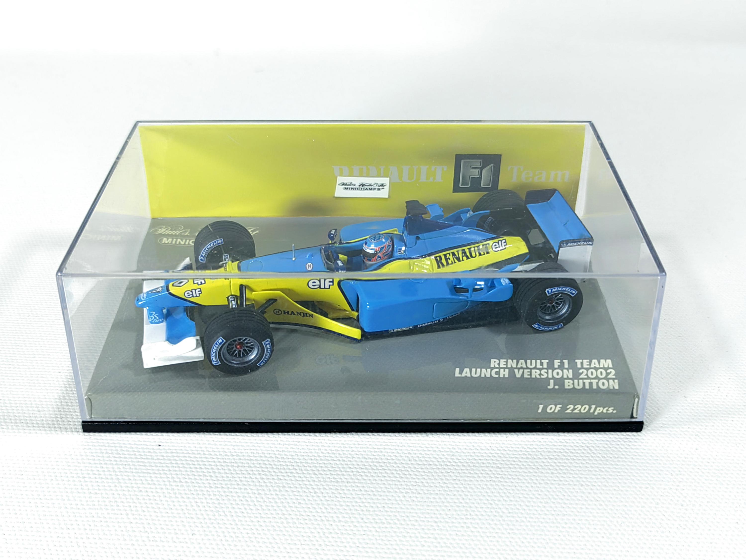 Rare :43 Renault F1 Team Launch Version 2002 Jenson Button No15