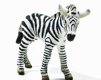 ヴィンテージ 廃盤 シュライヒ シマウマ 雌馬 模型 おもちゃ 置物