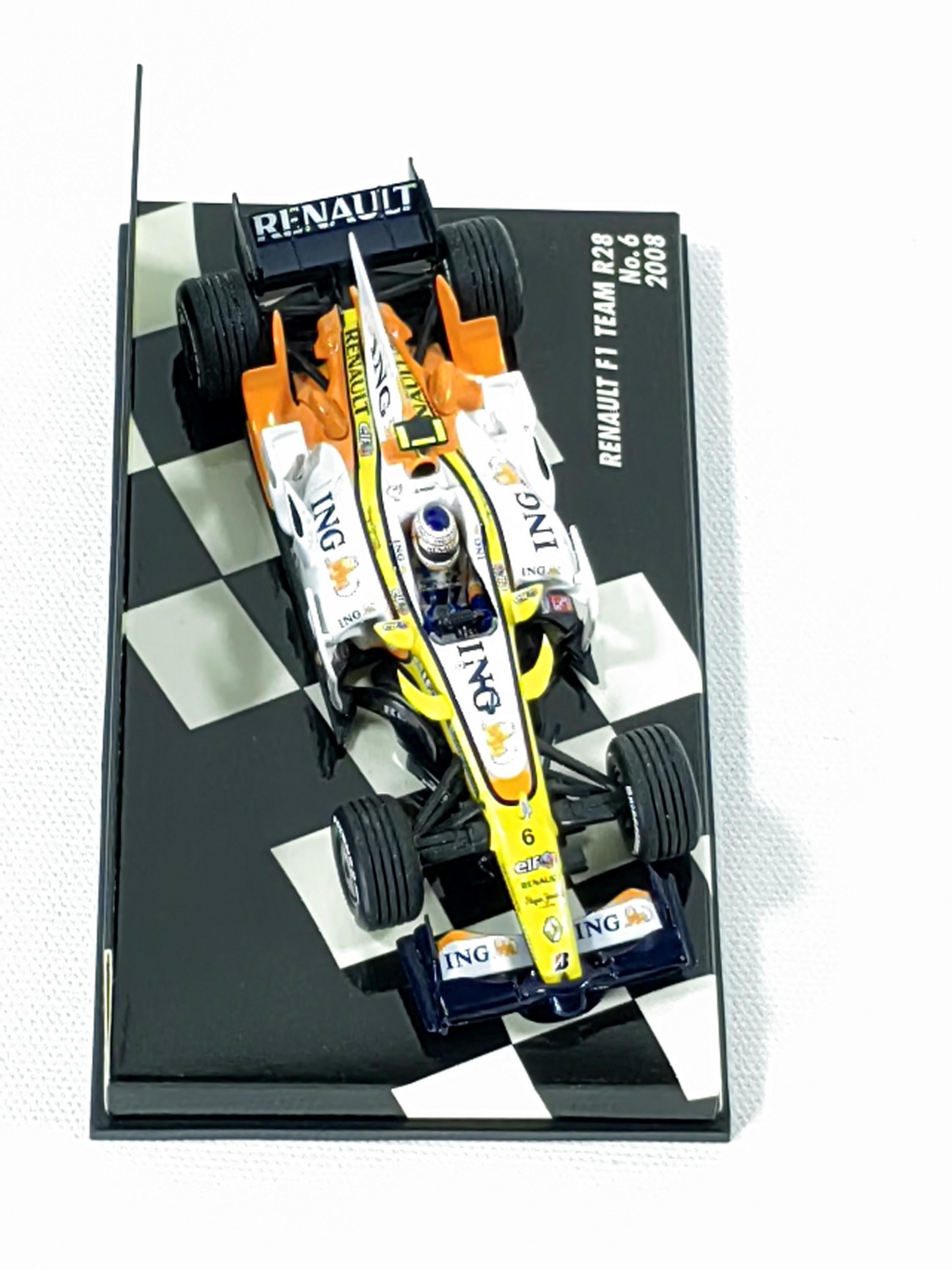 1:43 ING Renault F1 Team R28 2008 Nelson Piquet No6 Minichamps