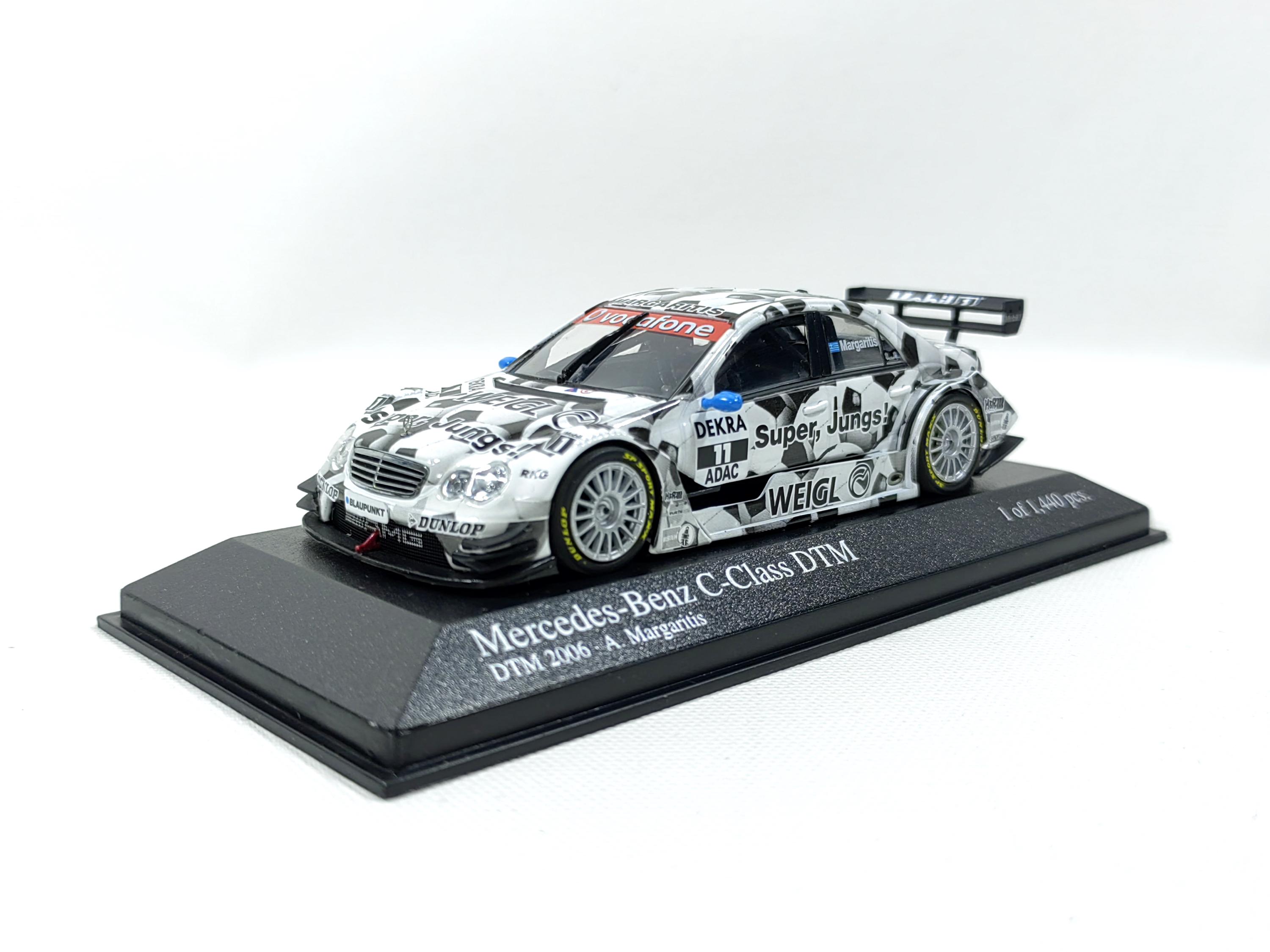 1:43 Mercedes C Class DTM 2006 No11 A Margaritis Weigl Diecast