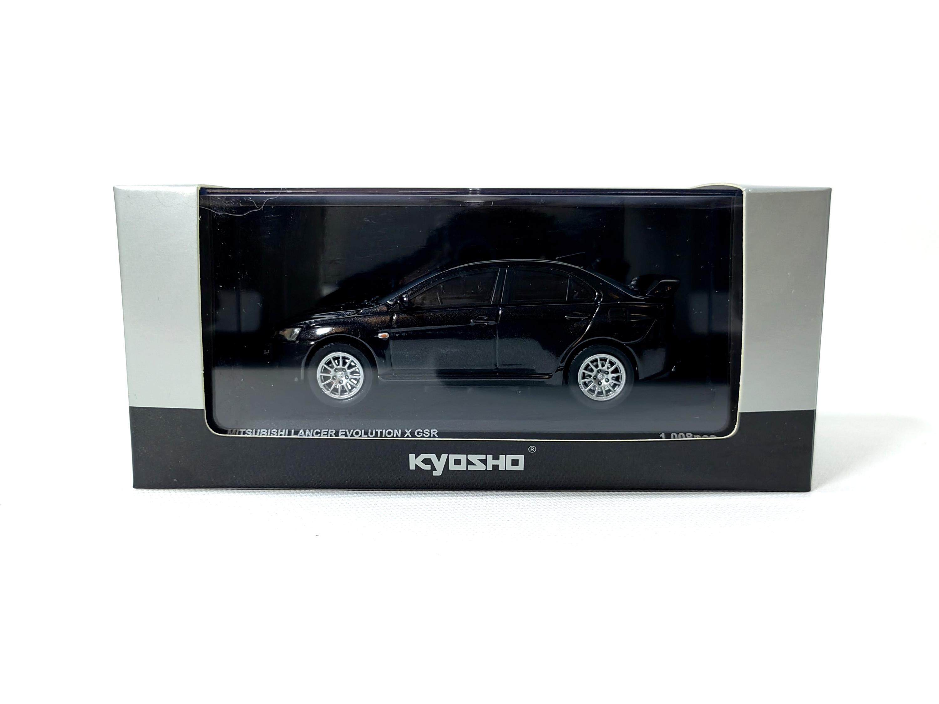 Mitsubishi Lancer Evolution X GSR Phantom Black 1:43 Kyosho