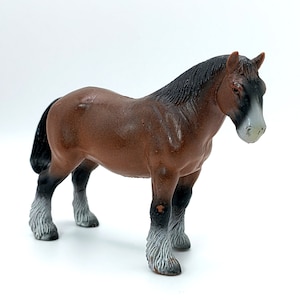 Vintage Rare Brown Mare Horse Figurine - Whimsical BULLYLAND Collection