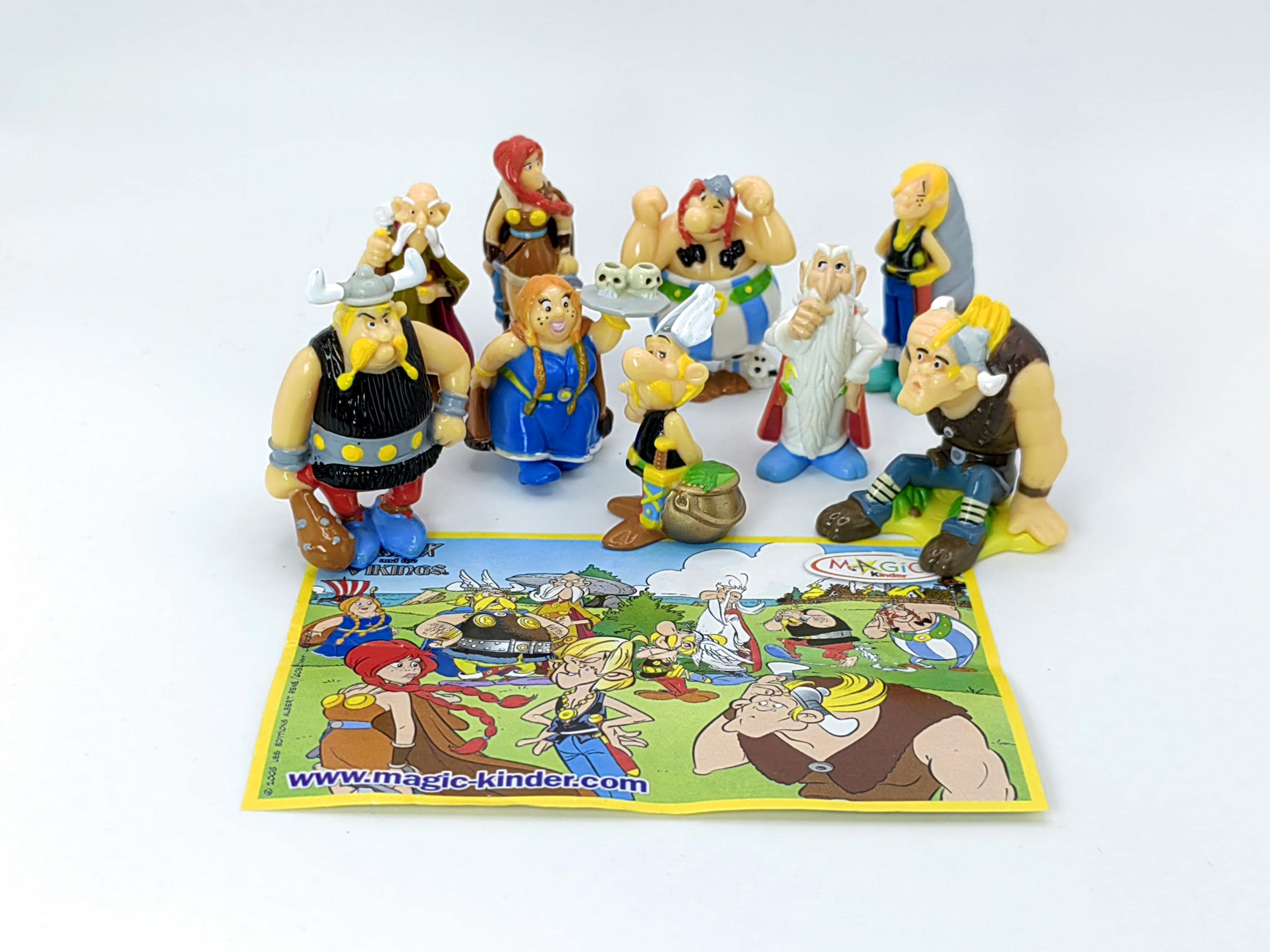 Vintage Asterix Toys: Kinder Surprise Figures, Vikings - Etsy