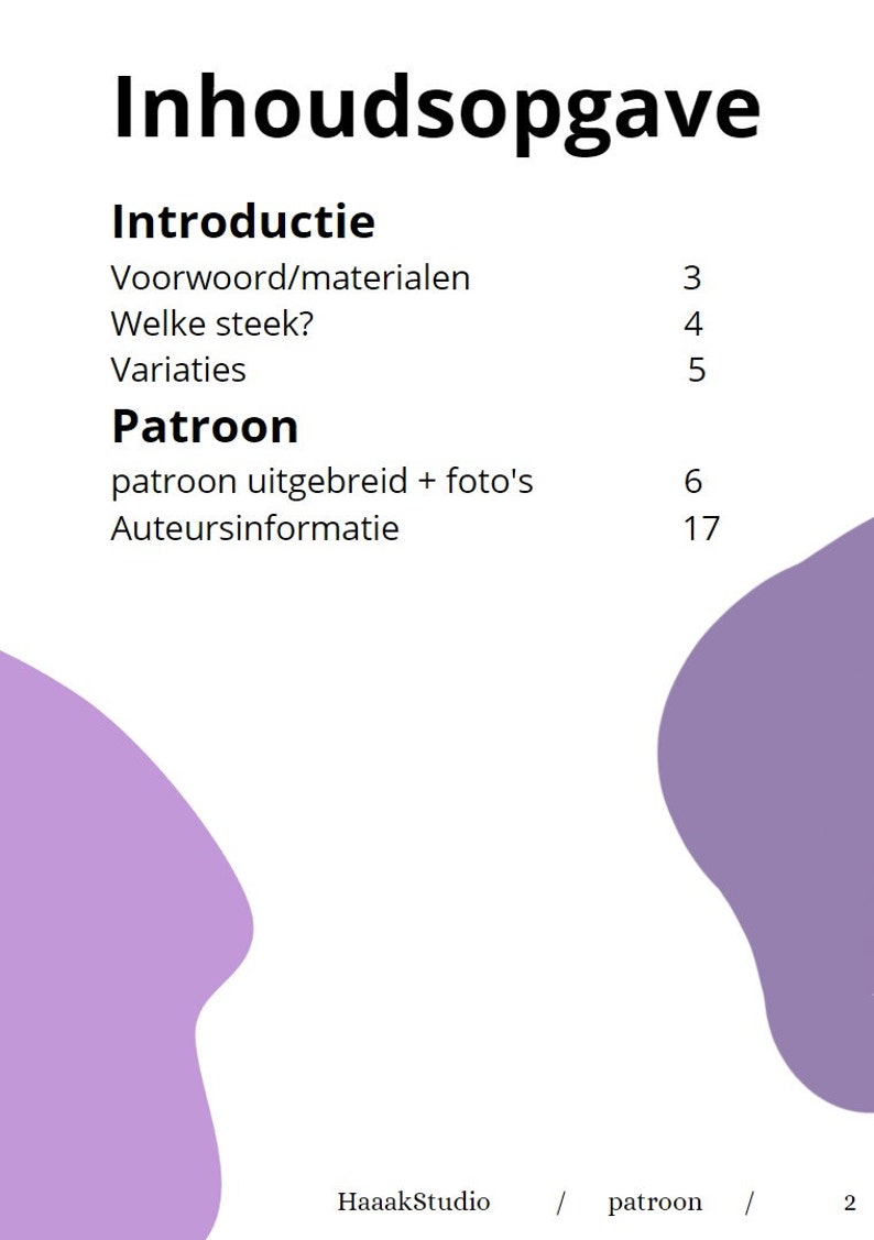 Patroon gehaakte tas Nederlands afbeelding 2