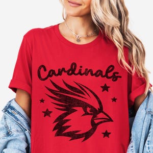 Cardinals Shirt Cardinals Game Day Cardinals Spirit Wear Cardinals Tshirt Womens Cardinals T Shirt for Kids Cardinals Youth Tee