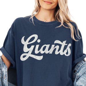 Giants Shirt Giants Game Day Tshirt Giants Comfort Colors T Shirt Giants Tee for Women Giants Spirit Wear