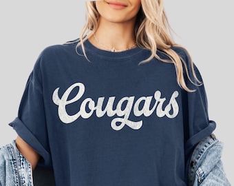 Cougars Shirt Cougars Comfort Colors Tshirt Cougars Spirit Wear Cougars Mascot Game Day Apparel