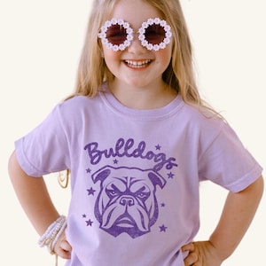 Kids Bulldogs Tee Bulldogs Shirt Youth Sizes Bulldogs Game Day Bulldogs Matching Mommy and Me Bulldogs T Shirts Bulldogs Spirit Wear