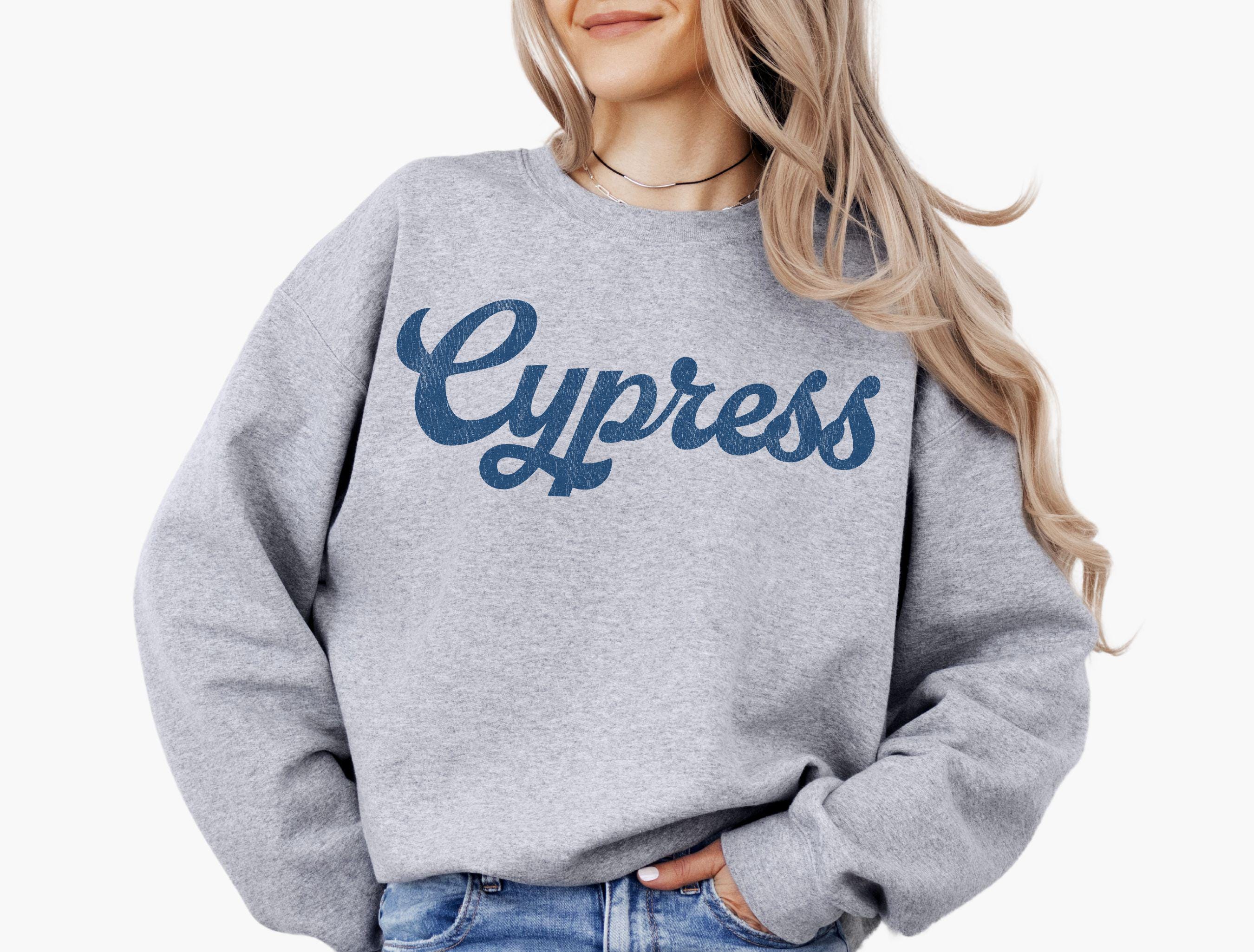 Cypress Sweatshirt Cypress Hoodie Cypress Game Day Apparel Cypress Spirit Wear Cypress School Mascot