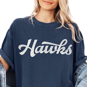 Hawks Shirt Hawks Game Day Tshirt Hawks Comfort Colors T Shirt Hawks Tee for Women Hawks Spirit Wear