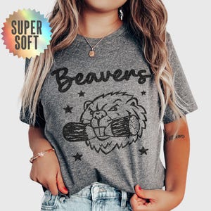 Beavers Shirt Beavers Tshirt Women&#39;s Beavers Tee Beavers Game Day Apparel Beavers Spirit Wear