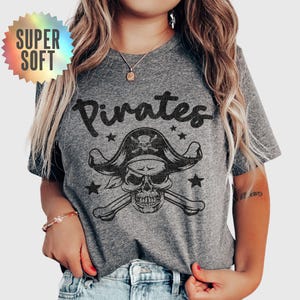 Pirates Shirt Pirates Tshirt Women&#39;s Pirates Tee Pirates Game Day Apparel Pirates Spirit Wear
