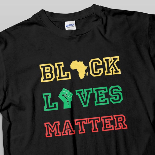 Black Lives Matter Shirt, Unisex BLM Shirt, Black History Month T-shirt, Human Rights and Racial Equality Shirt.