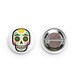 Desert Sugar Skull Pinback Buttons: 1.25"