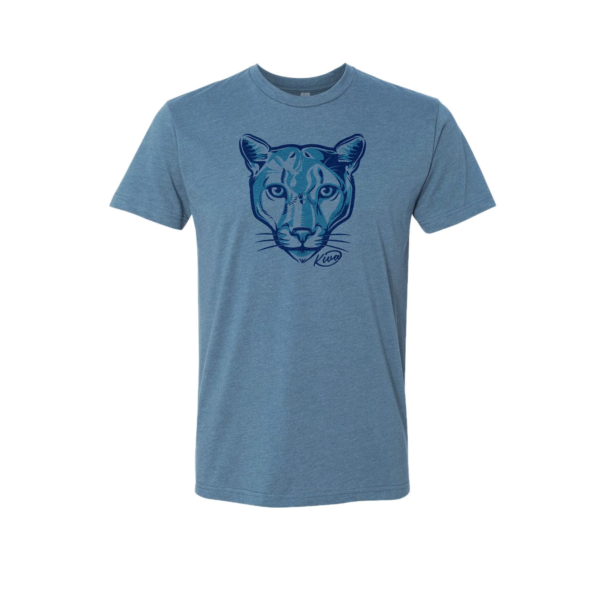 Kiva Cougar : Unisex Soft Blend T-Shirt