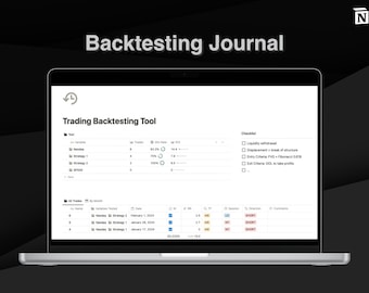 Backtesting Journal Notion Template